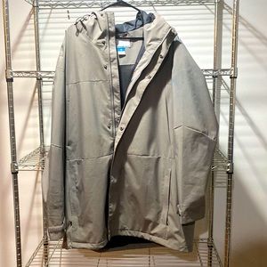 Columbia raincoat.